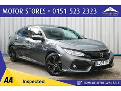 Grey Used 2019 Honda Civic SR Hatchback | £8,295
