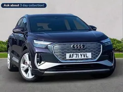 Purple Used 2021 Audi Q4 e-tron S-Line SUV | £23,772