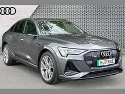 Grey Used 2021 Audi e-tron Sportback Comfort SUV | £28,374 (Expensive)