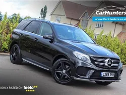 Black Used 2016 Mercedes GLE250 AMG line SUV | £19,295 (Fair price)