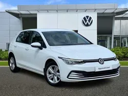 White Used 2021 VW Golf VIII Life Hatchback | £16,243 (Fair price)