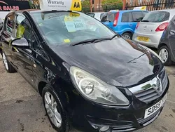 Black Used 2009 Vauxhall Corsa Hatchback | £1,995 (Fair price)