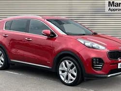 Red Used 2017 Kia Sportage GT-Line SUV | £12,531 (Good price)