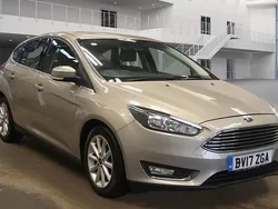 Diffused silver Used 2017 Ford Focus Titanium Hatchback | £6,975 (Fair price)