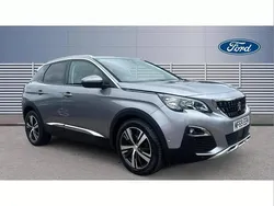 Grey Used 2019 Peugeot 3008 Allure SUV | £11,767 (Fair price)
