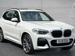 White Used 2019 BMW X3 M Sport SUV | £24,491 (Good price)