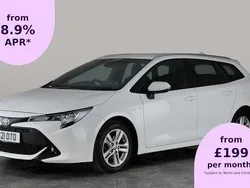 White Used 2021 Toyota Corolla Estate | £14,513 (Fair price)