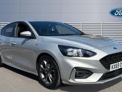 Silver Used 2019 Ford Focus ST-Line Hatchback | £12,329 (Fair price)