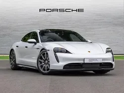 White Used 2022 Porsche Taycan Sedan | £49,940 (Fair price)