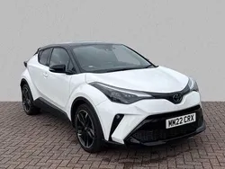 White/black Used 2022 Toyota C-HR Sport SUV | £20,890 (Good price)