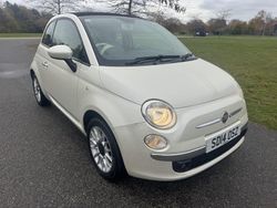 White Used 2014 Fiat 500C Lounge Cabriolet | £4,500 (Fair price)