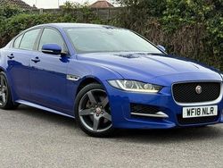 Blue Used 2018 Jaguar XE R-Sport Sedan | £10,290 (Fair price)