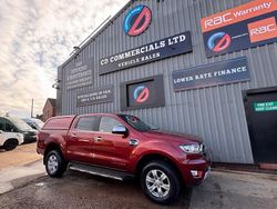 Red Used 2020 Ford Ranger Limited Pickup | £9,995 (Fair price)