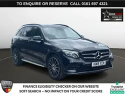 Black Used 2018 Mercedes GLC350 AMG line SUV | £23,970 (Fair price)