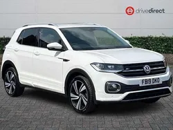 White Used 2019 VW T-Cross R-line SUV | £17,250 (Fair price)