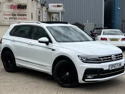 White Used 2017 VW Tiguan R-line SUV | £14,495 (Fair price)