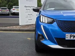 Blue Used 2021 Peugeot e-2008 GT SUV | £14,327 (Fair price)