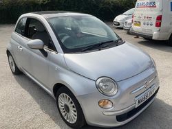 Silver Used 2009 Fiat 500 Lounge Hatchback | £1,495 (A bit pricey)
