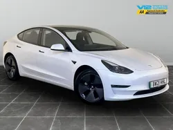White Used 2021 Tesla Model 3 Long Range AWD Sedan | £20,495 (Fair price)
