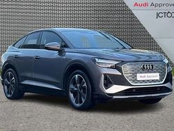 Grey Used 2023 Audi Q4 Sportback e-tron S-Line SUV | £28,000 (A bit pricey)