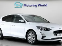 White Used 2019 Ford Focus Titanium Hatchback | £10,200 (Fair price)