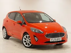 Red Used 2021 Ford Fiesta Titanium X Hatchback | £14,498 (Fair price)