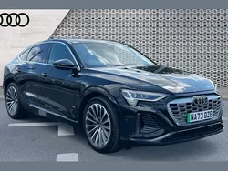 Black Used 2023 Audi Q8 e-tron S-Line SUV | £42,449 (Super price)