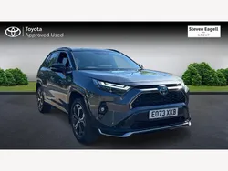 Grey/black Used 2023 Toyota RAV4 Hybrid SUV | £33,020 (A bit pricey)
