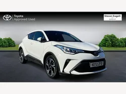White Used 2022 Toyota C-HR Design SUV | £20,573 (A bit pricey)