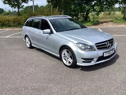 Silver Used 2014 Mercedes C220 Sport Edition Estate | £6,395 (Good price)