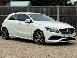 White Used 2017 Mercedes A200 AMG line Hatchback | £10,890 (Fair price)