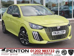 Yellow Used 2025 Peugeot 208 Allure Hatchback | £17,990 (A bit pricey)