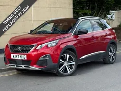 Red Used 2017 Peugeot 3008 GT-line SUV | £8,995