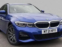 Blue Used 2021 BMW 330e M Sport Estate | £17,110 (Fair price)