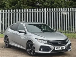 Silver Used 2019 Honda Civic SR Hatchback | £13,695 (Fair price)