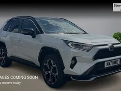 White/black Used 2021 Toyota RAV4 Hybrid Premium SUV | £28,626 (A bit pricey)