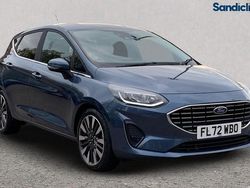 Chrome blue (premium colour) Used 2021 Ford Fiesta Titanium Hatchback | £14,465 (Expensive)