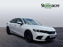 White Used 2023 Honda Civic Advance Hatchback | £26,999 (Fair price)