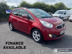 Red Used 2013 Kia Venga 3 Hatchback | £2,950 (Fair price)