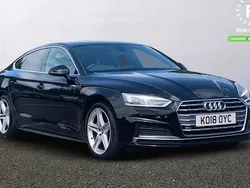 Black Used 2018 Audi A5 Sportback S-Line Hatchback | £16,999 (Good price)