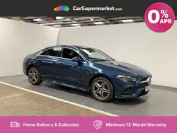 Blue Used 2022 Mercedes CLA250e AMG Line Premium Plus Sedan | £29,197