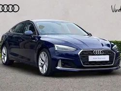 Blue Used 2021 Audi A5 Sportback Sport Hatchback | £22,122 (Fair price)