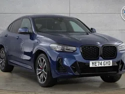 Blue Used 2024 BMW X4 M Sport SUV | £46,650 (Fair price)