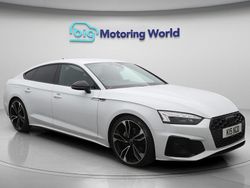 White Used 2022 Audi A5 Sportback Black Edition Hatchback | £28,200 (Fair price)