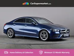 Blue Used 2020 Mercedes CLA180 AMG line Sedan | £21,187 (Good price)