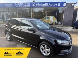 Black Used 2017 VW Polo Edition Hatchback | £10,450 (Fair price)