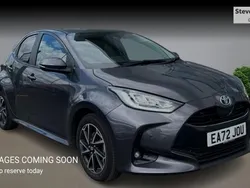 Grey Used 2022 Toyota Yaris Hybrid Design Hatchback | £16,435 (Fair price)