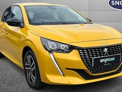 Yellow Used 2022 Peugeot 208 Allure Premium Hatchback | £13,650 (Fair price)