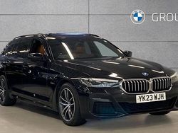 Black Used 2023 BMW 530e M Sport Estate | £29,450 (Fair price)