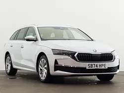White Used 2024 Skoda Octavia SE L Estate | £25,998 (Expensive)